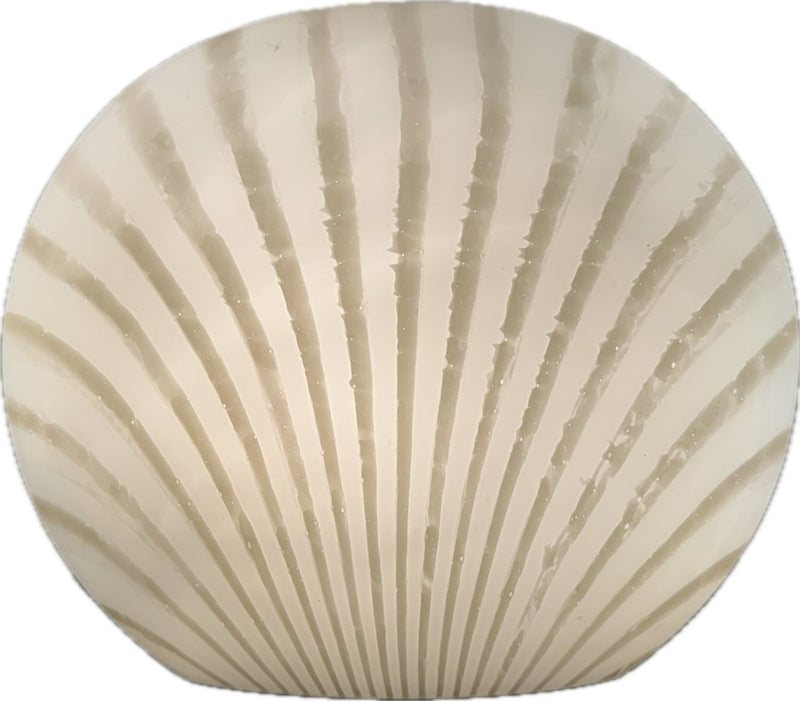 A Murano glass shell lamp by Peill and Putzler