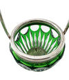 A wonderful Wilhelm Wolff 1940s crystal and silver plated cocktail shaker and ice bucket