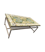 A wonderful 1960s ceramic tiled table by Dennis Townsend for Heals London