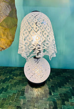 A wonderful 1970s Italian Murano glass handkerchief lamp by La Murrina