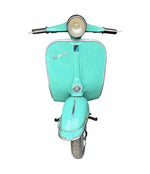 An orignal unique 1960s floor lamp made from the front half a Piaggio Vespa sprint 150