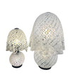 A wonderful large 1970s Murano glass handkerchief lamp by La Murrina,