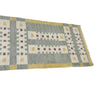 A Babro Nilsson inspired Scandinavian style handwoven flat weave wool rug runner