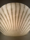 A Murano glass shell lamp by Peill and Putzler