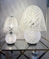 A wonderful large 1970s Murano glass handkerchief lamp by La Murrina,