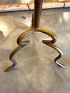 A very elegant 1950s Spanish gilt wrought iron Martini table