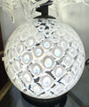 A wonderful 1970s Italian Murano glass handkerchief lamp by La Murrina
