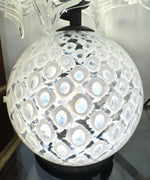 A wonderful 1970s Italian Murano glass handkerchief lamp by La Murrina