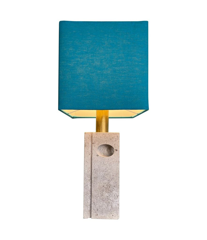 A pair of Italian Mid Century travertine lamps by Fratelli Mannelli - Mid Century Lamps - Mid Century Lighting