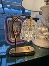 Mid century table lamps, Barovier Murano glass and brass - 1940s