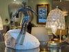 Mid century table lamps, Barovier Murano glass and brass - 1940s