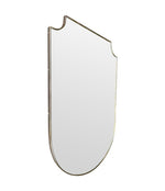 Mid Century mirror shield mirror Italian 1950s