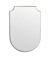 Mid Century mirror shield mirror Italian 1950s