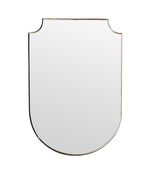 Mid Century mirror shield mirror Italian 1950s