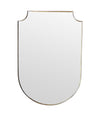 Mid Century mirror shield mirror Italian 1950s 