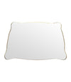 Mid century mirror brass framed Italian 1950s