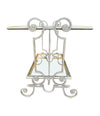 Mid Century side tables gilt wrought iron