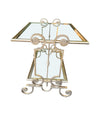 Mid Century side tables gilt wrought iron