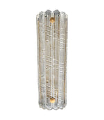 Mid century wall sconces Orrefors glass and brass by Carl Fagerlund - 1960s