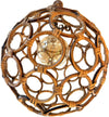 Mid Century bamboo ball light in the style of Franco Albini - Italian - 1960s - Mid Century lighting