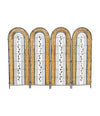 Vintage room divider screen woven rattan French 1970s - Mid Century Furniture