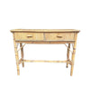 Mid Century console dressing table bamboo by Vivai Del Sud Italian 1970s