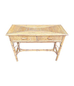 Mid Century console dressing table bamboo by Vivai Del Sud Italian 1970s