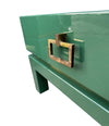 Mid century side tables green lacquered by Guy Lefevre for Maison Jansen 1970s - Mid century furniture London