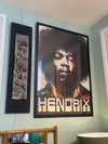 Large 1970s poster Jimi Hendrix All Along the Watchtower