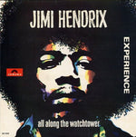 Large 1970s poster Jimi Hendrix All Along the Watchtower