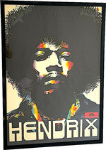 Large 1970s poster Jimi Hendrix All Along the Watchtower