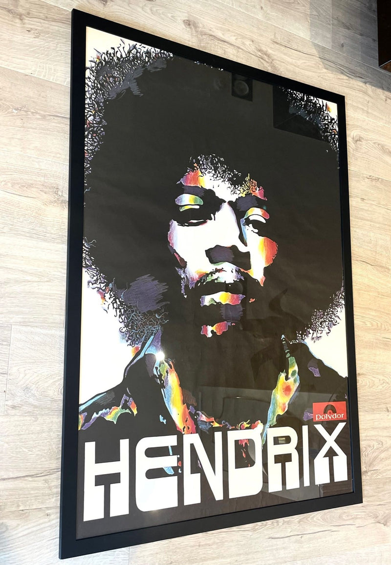 Large 1970s poster Jimi Hendrix All Along the Watchtower