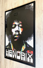 Large 1970s poster Jimi Hendrix All Along the Watchtower