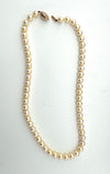 Vintage Akoya pearl necklace by Mappin & Webb 19carat gold in original box - 1980s