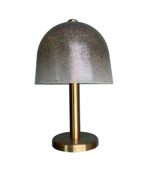 Mid Century Table Lamp - Peil and Putzler brass and glass domed mushroom table lamp - Ed Butcher Antiques Shop London