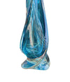 A large Murano turquoise glass lamp by Chambord Et Toso