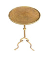 A very elegant 1950s Spanish gilt wrought iron Martini table