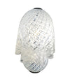 A wonderful large 1970s Murano glass handkerchief lamp by La Murrina,