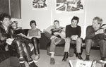 An orignal 1976 Sex Pistols promotional poster for their first single " Anarchy in the UK"