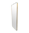 A large full length orignal Italian 1950s brass framed mirror