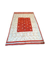 A Scandinavian inspired hand knotted Moroccan wool rug