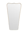 A large full length orignal Italian 1950s brass framed mirror