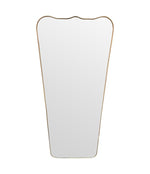 A large full length orignal Italian 1950s brass framed mirror