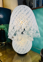 A wonderful large 1970s Murano glass handkerchief lamp by La Murrina,