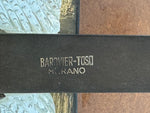 An orignal 1940s Murano glass and brass picture frame by Barovier and Toso