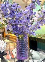 A Murano glass pink ribbed vase “Onda” by Sergio Asti for Amolfo di Cambio