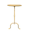 A Spanish 1950s gilt wrought iron martini table