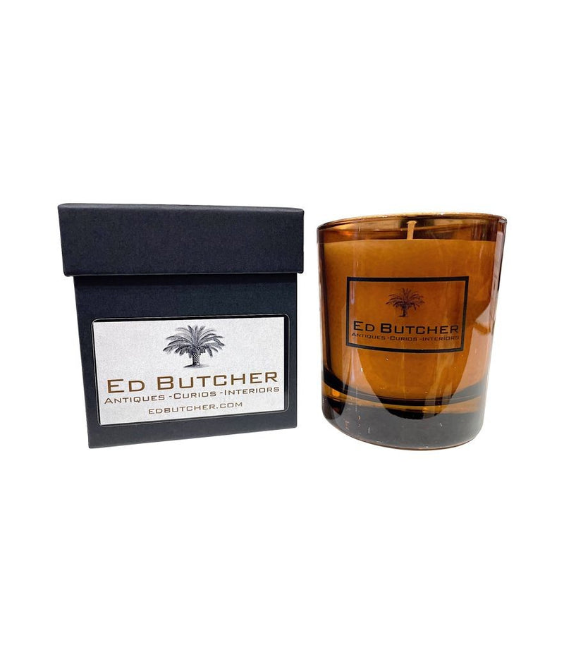 Ed Butcher "1966" handmade all natural flower and coconut oil candle, with Cedar wood and pink peppercorn