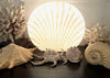 A Murano glass shell lamp by Peill and Putzler