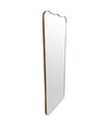 A large full length orignal Italian 1950s brass framed mirror